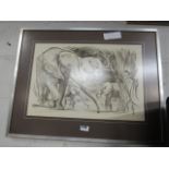 Ltd. Edition print of elephants