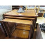 Nest of 3 teak G-Plan tables