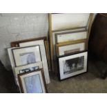 Selection of framed pictures and prints