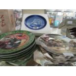 Assorted decorative wall plates