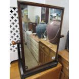 (2130) Oak framed swing mirror