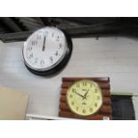 2 quartz wall clocks