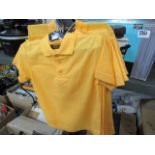 (2375) Quantity of kids yellow polo shirts