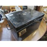 Tin document box