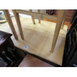 Wooden fold away table