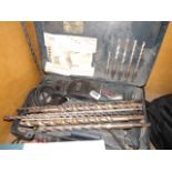 Bosch heavy duty drill with Masoner drill bits and case