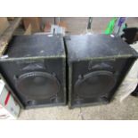 (4569) Pair of large disco speakers