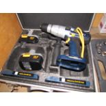 Pro 14.4 battery hammer drill with case, spare battery, drill, etc.