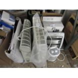 (53) 6 assorted electric heaters