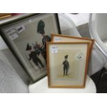 (2108) 3 framed pictures of men in uniform