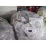 Bag of electrical fittings, sockets, etc.