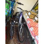 Falcon Montana mountain bike in silver and purple