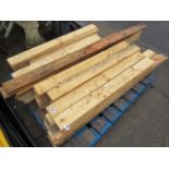 (1134) Pallet of pre cut timber lengths