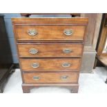 Victorian mahogany 4 drawer cabinet