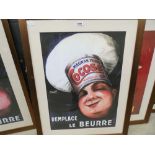 French bakers advertising poster