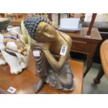 Plastic figure of buddha