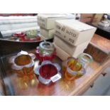 5293 Qty of glass tea light holders