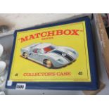 Matchbox carrycase and approx. 48 cars