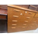 Teak Meredew chest of 2 over 4 drawers