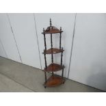 Victorian corner 4 tier stand