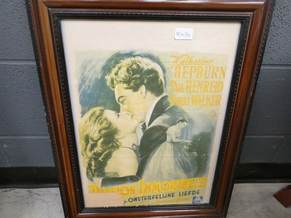 3 French film advertising posters - Genuine posters with stamp of authenticity - Image 3 of 3