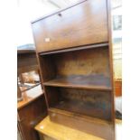 Oak bureau with 2 drawers under