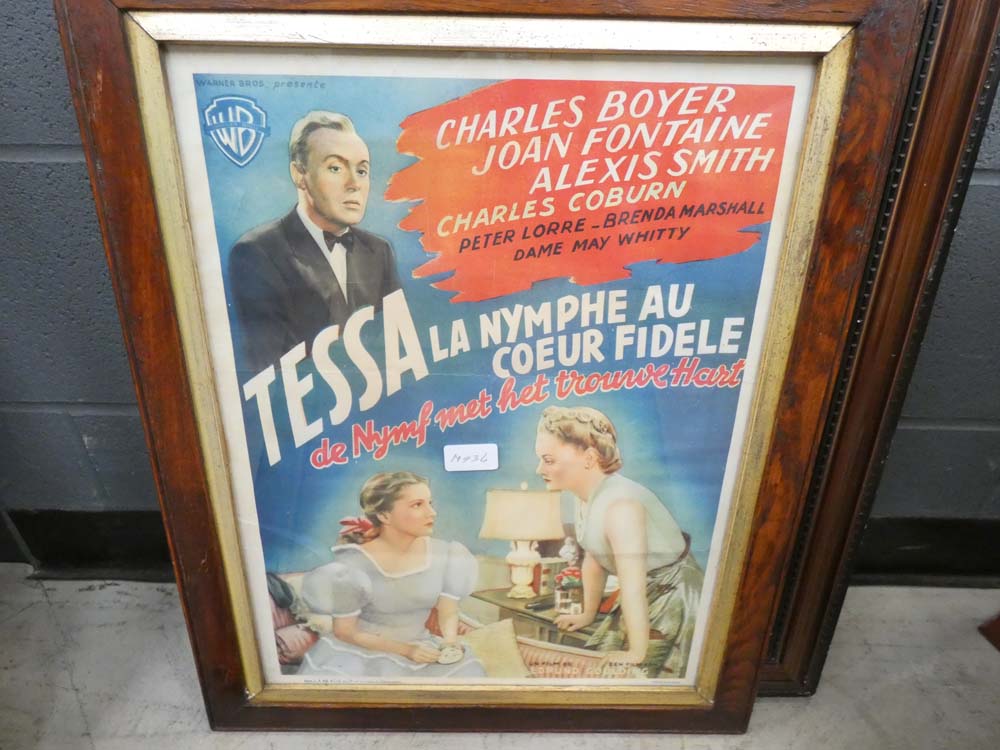 3 French film advertising posters - Genuine posters with stamp of authenticity - Image 2 of 3