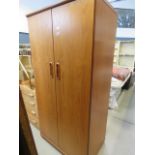 Teak Meredew double wardrobe