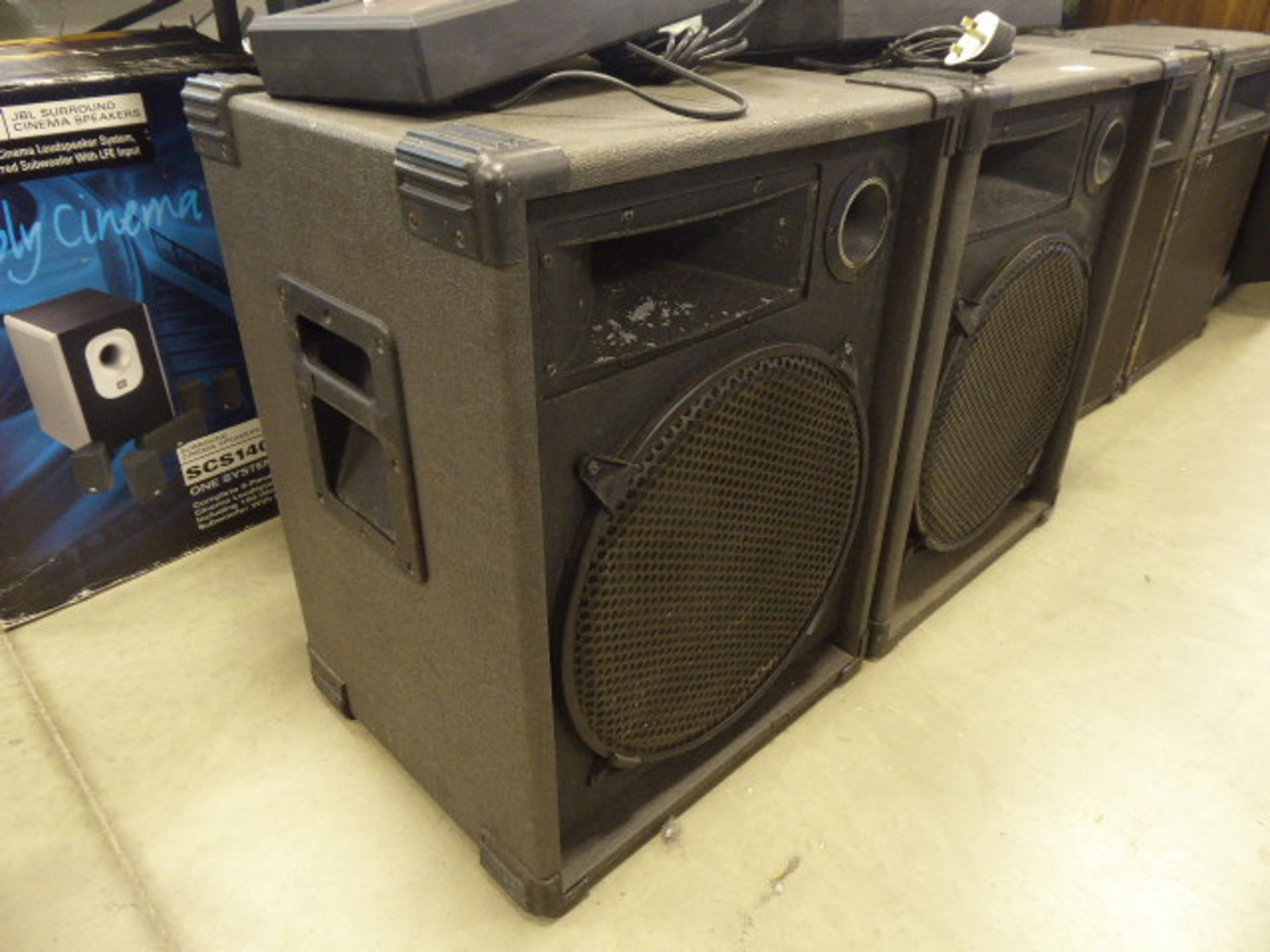 Pair of Passive DJ speakers - Image 2 of 2