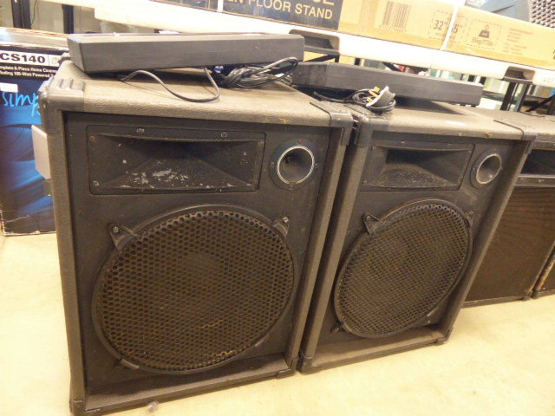 Pair of Passive DJ speakers