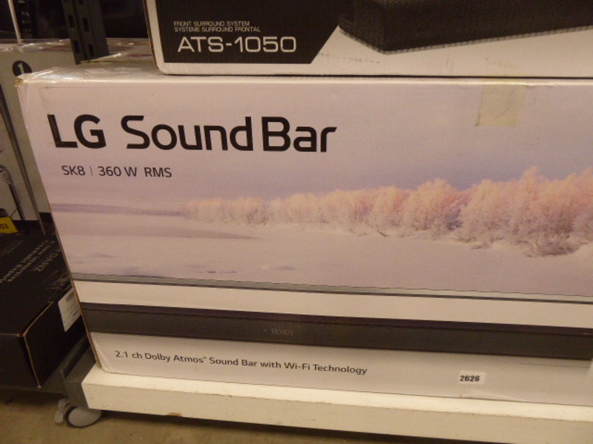 LG soundbar model SK8 in box - Image 2 of 2