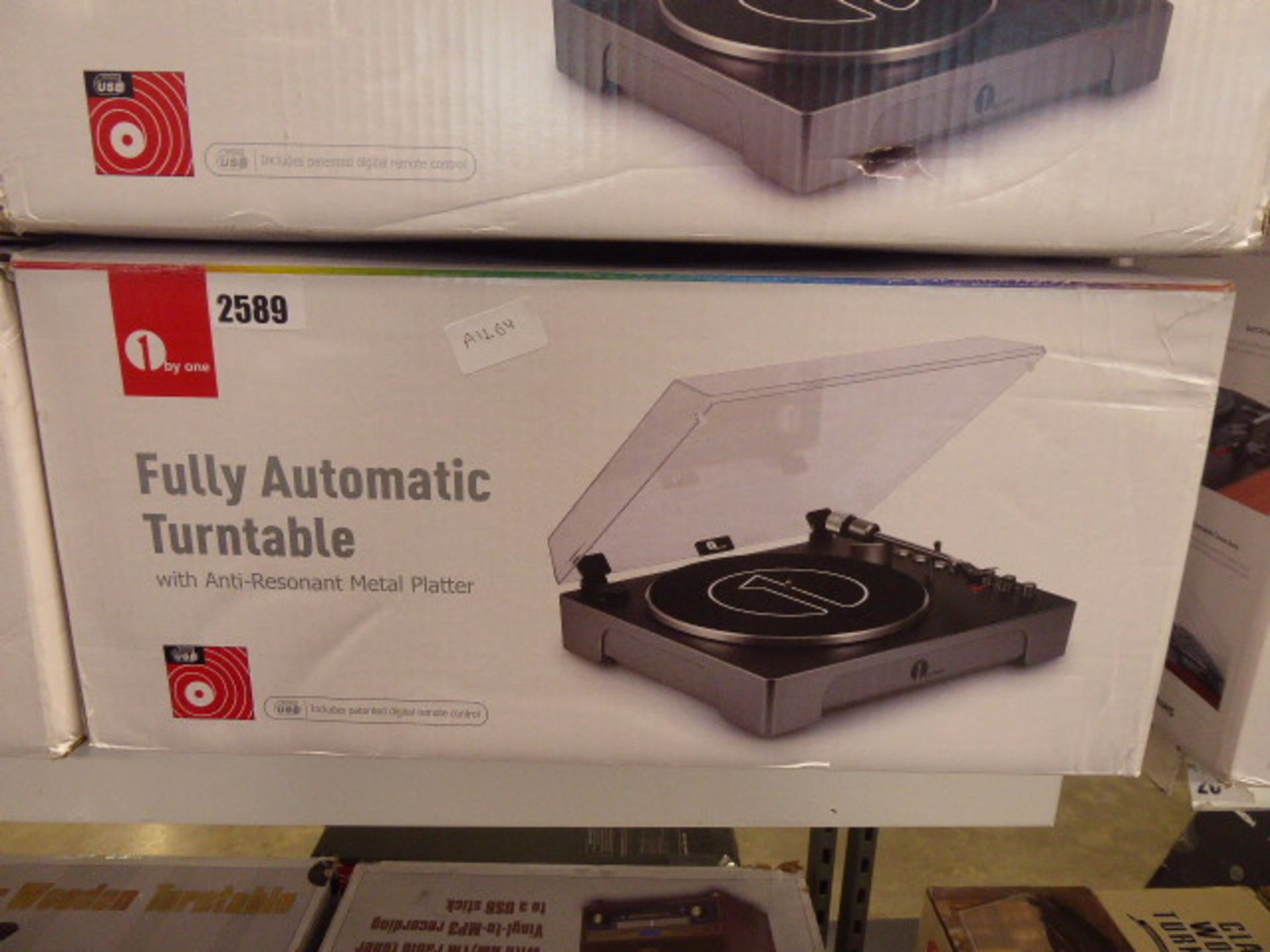 One by One fully automatic turntable in box