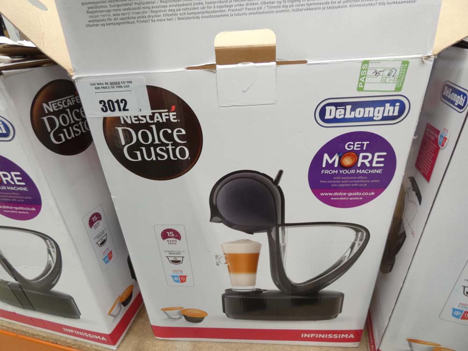 Boxed Delonghi Nescafe Dolce Gusto coffee machine - Image 2 of 2