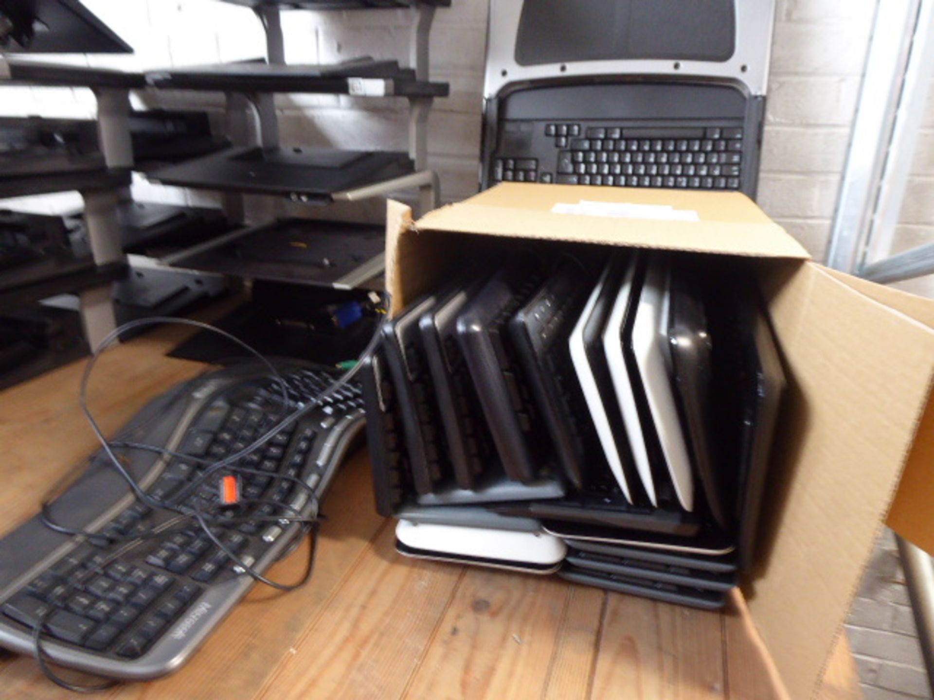 Approx. 15 Dell laptop docking stations, a power edge rack control console 15FT and a box of - Image 3 of 3