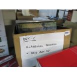 (2263) Box of classical records