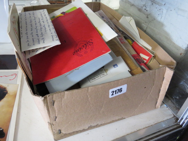 Box of mixed magazines and ephemera