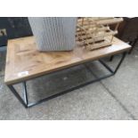 Parquet style coffee table
