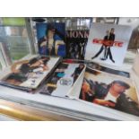 Half shelf of 1980s and 1990s music programmes and tickets incl. Paul Young, Michael Jackson,