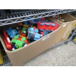 2 boxes of toys incl. Thomas the Tank Engine