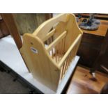 Beech magazine rack