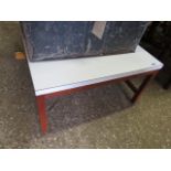 Small coffee table with white surface