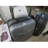 2 wheeled luggage cases, suitcase and travel case