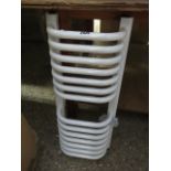 Small curved tower radiator