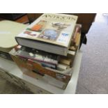 Box of various hardback books