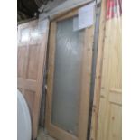 2 internal doors with large glass panel