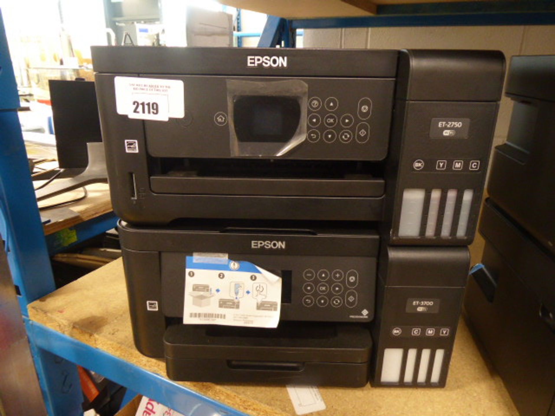 2 Epson ET2750 all in one printers