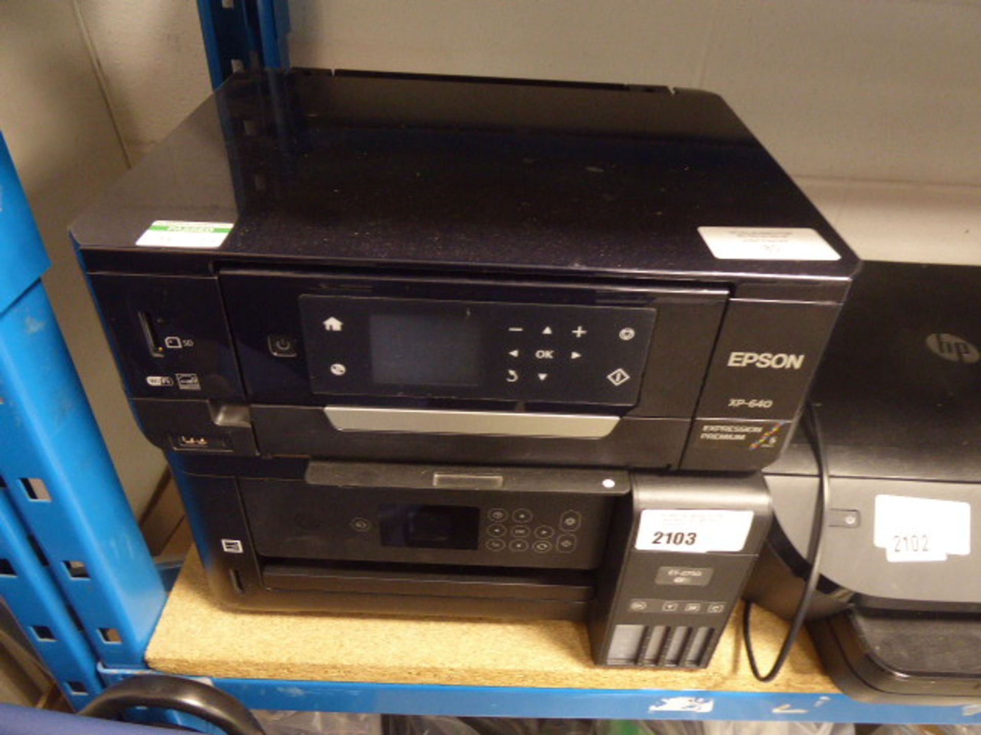 2117 - Epson XP640 and an Epson ET2750 printer