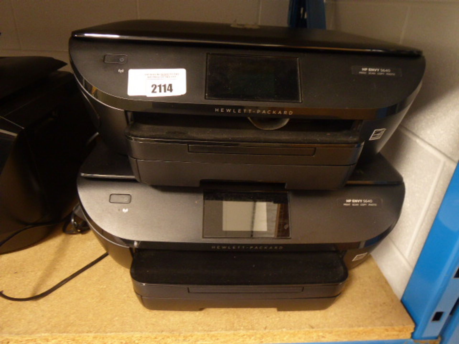 2 HP Envy printer models 5640