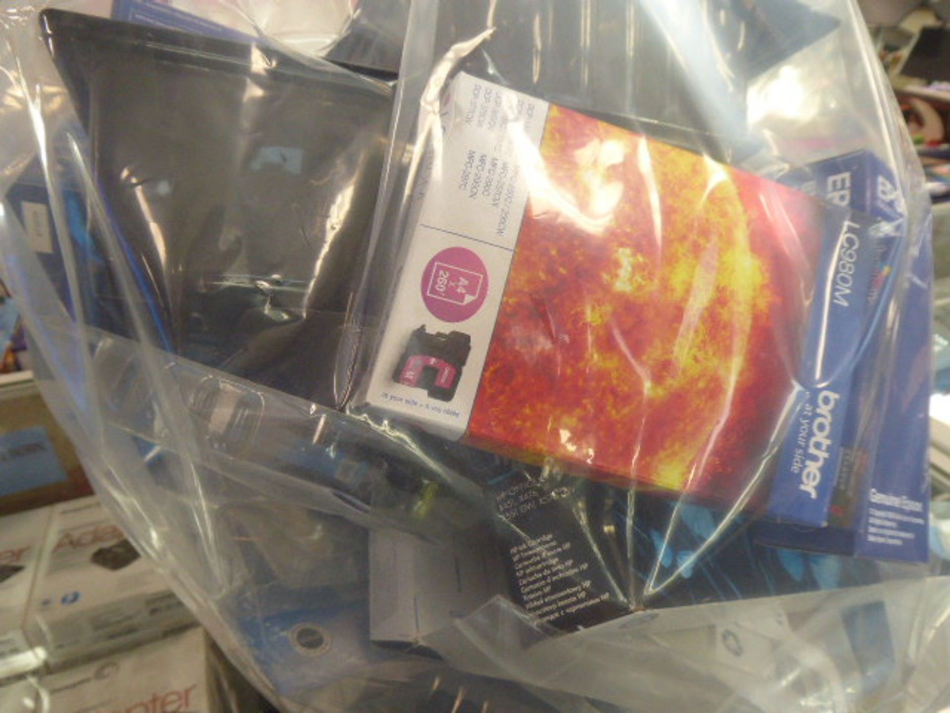 Bag containing a large qty of Epsom Brother and other branded and unbranded ink cartridges - Image 2 of 3