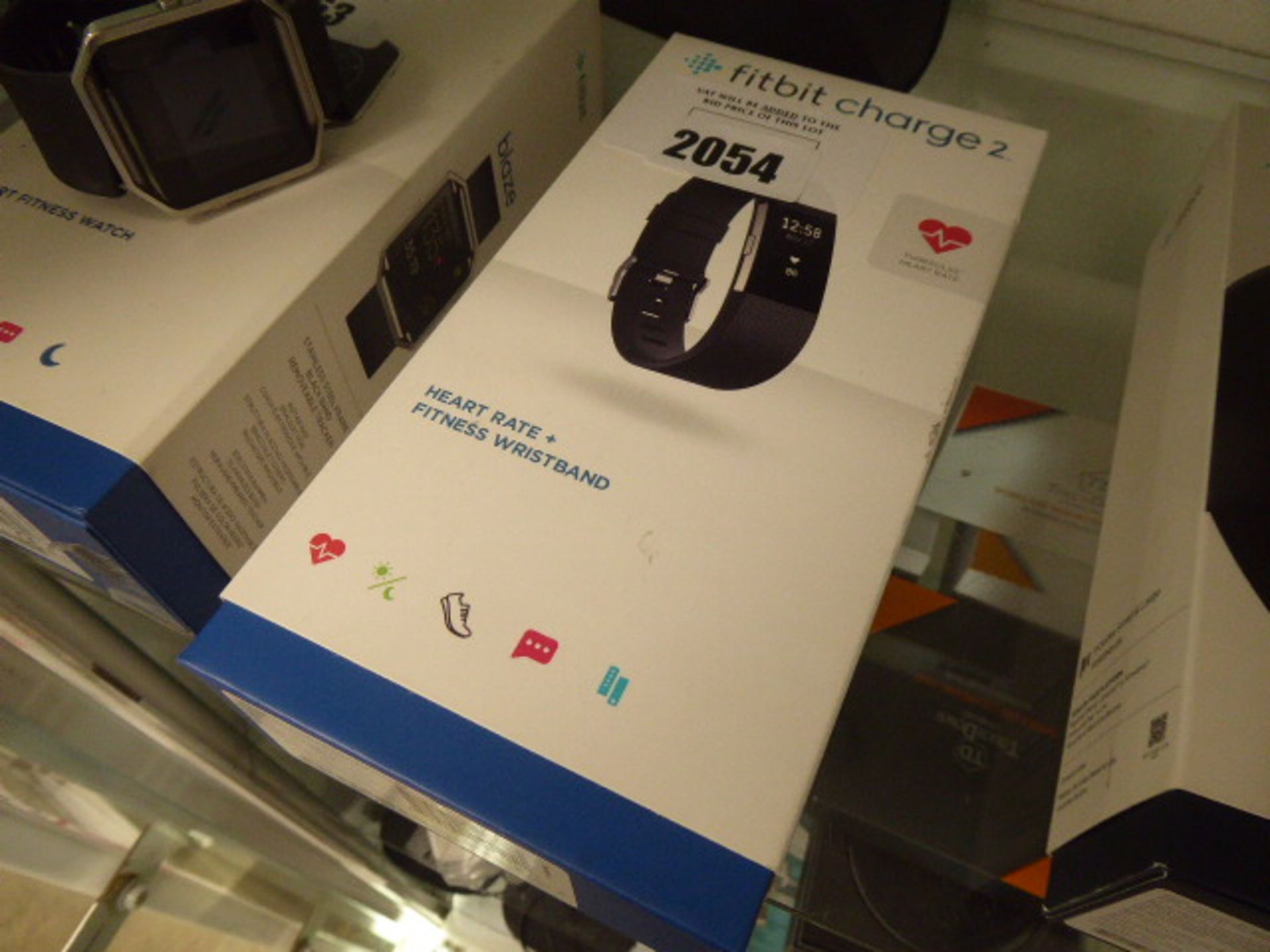 FitBit Charge 2 fitness wristband with box